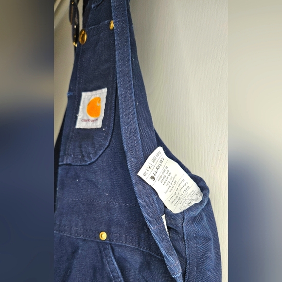 CARHARTT Relaxed Fit Duck Bib Overalls Sz 36 x 28 - Picture 12 of 12